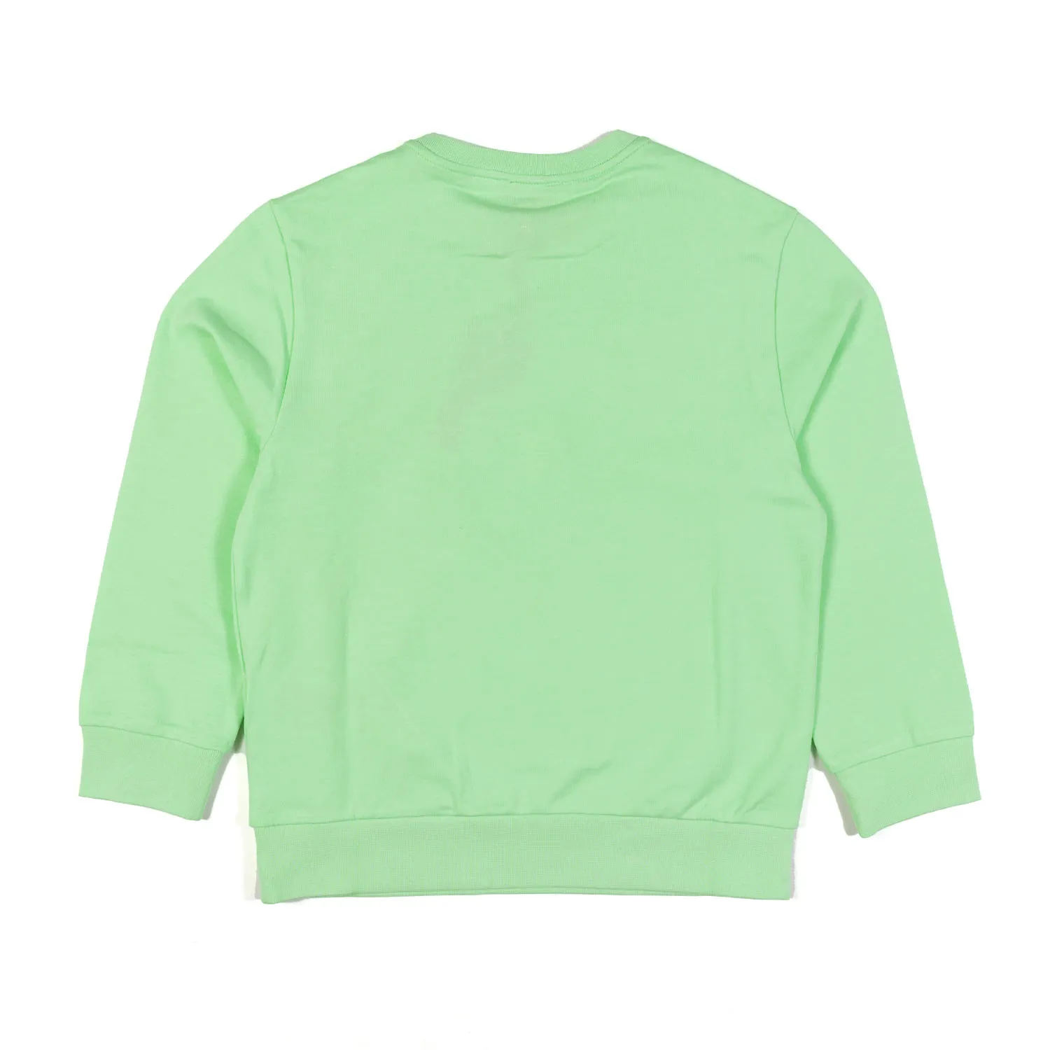 Felpa Verde Paradise Con Logo Ea7 Nero