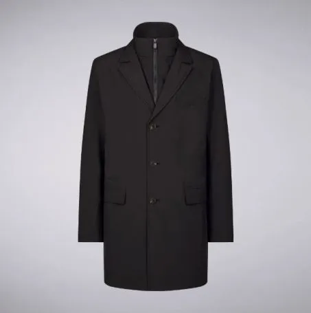 Giacca Lunga In Softhell Uomo Save The Duck Grin 17 Helmut D40393M 10000 Nero