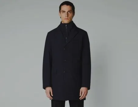 Giacca Lunga In Softhell Uomo Save The Duck Grin 17 Helmut D40393M 10000 Nero