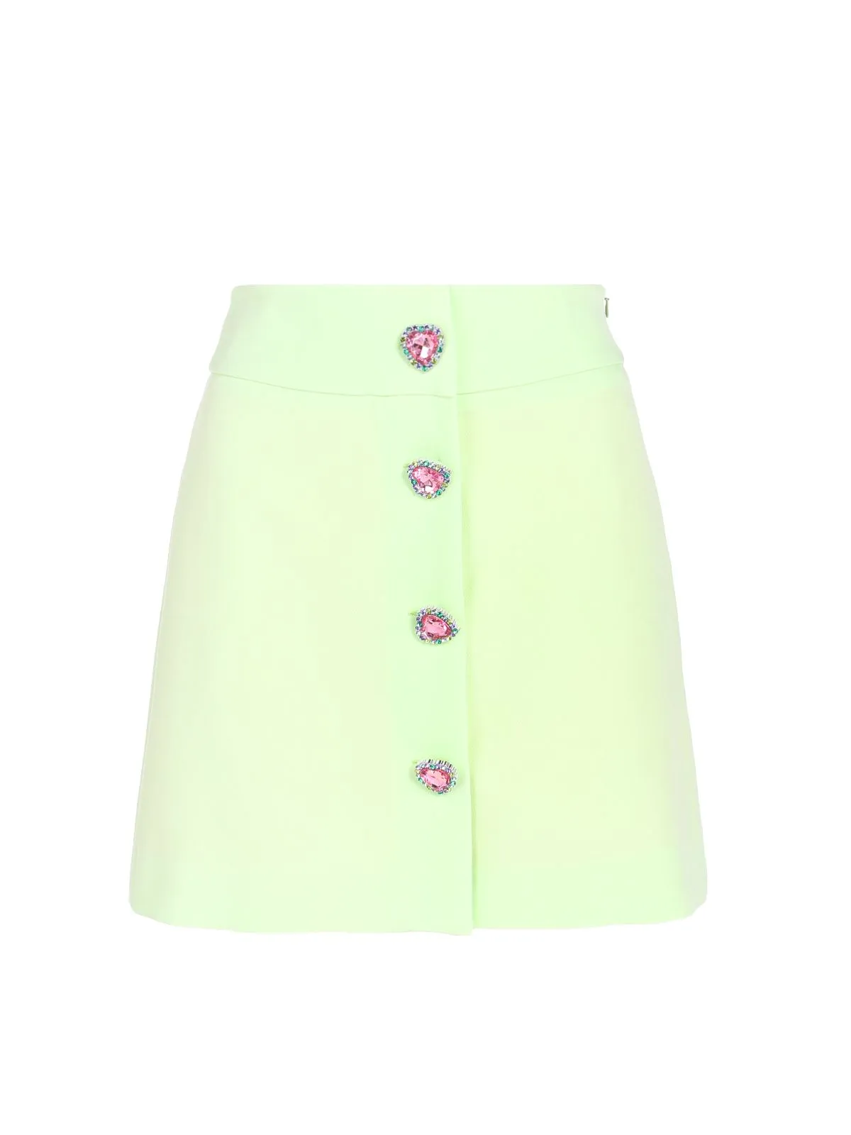 GONNA CON BOTTONI HEART VERDE