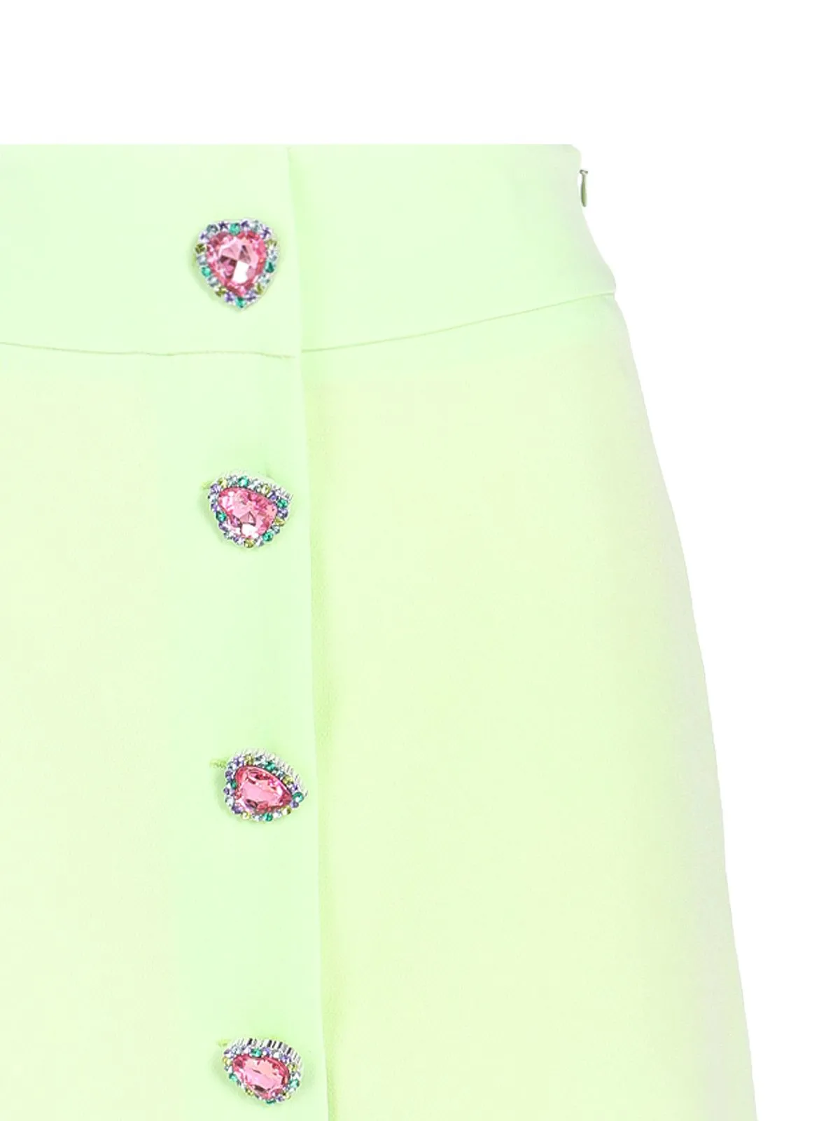 GONNA CON BOTTONI HEART VERDE