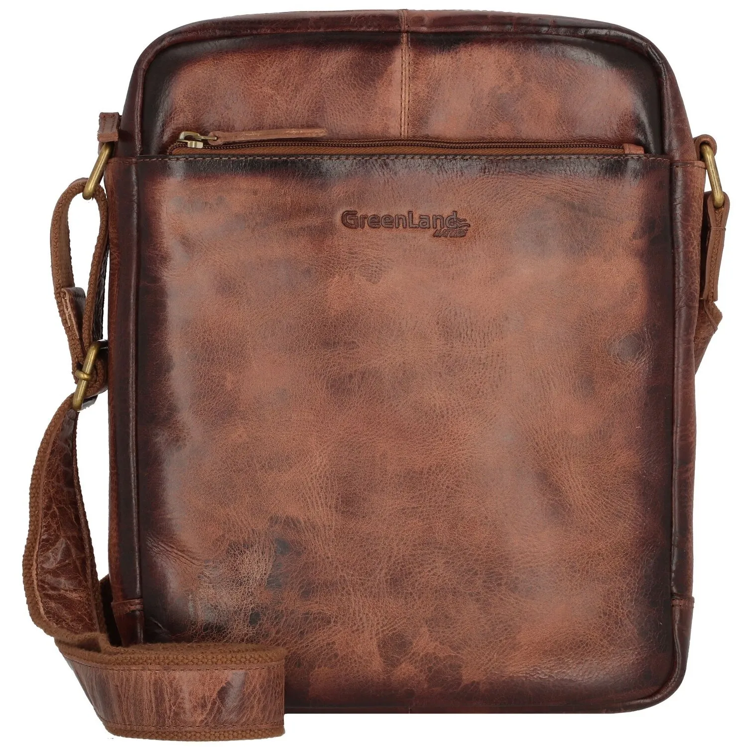 Greenland Nature Mascu & Line Borsa a tracolla in pelle 27 cm