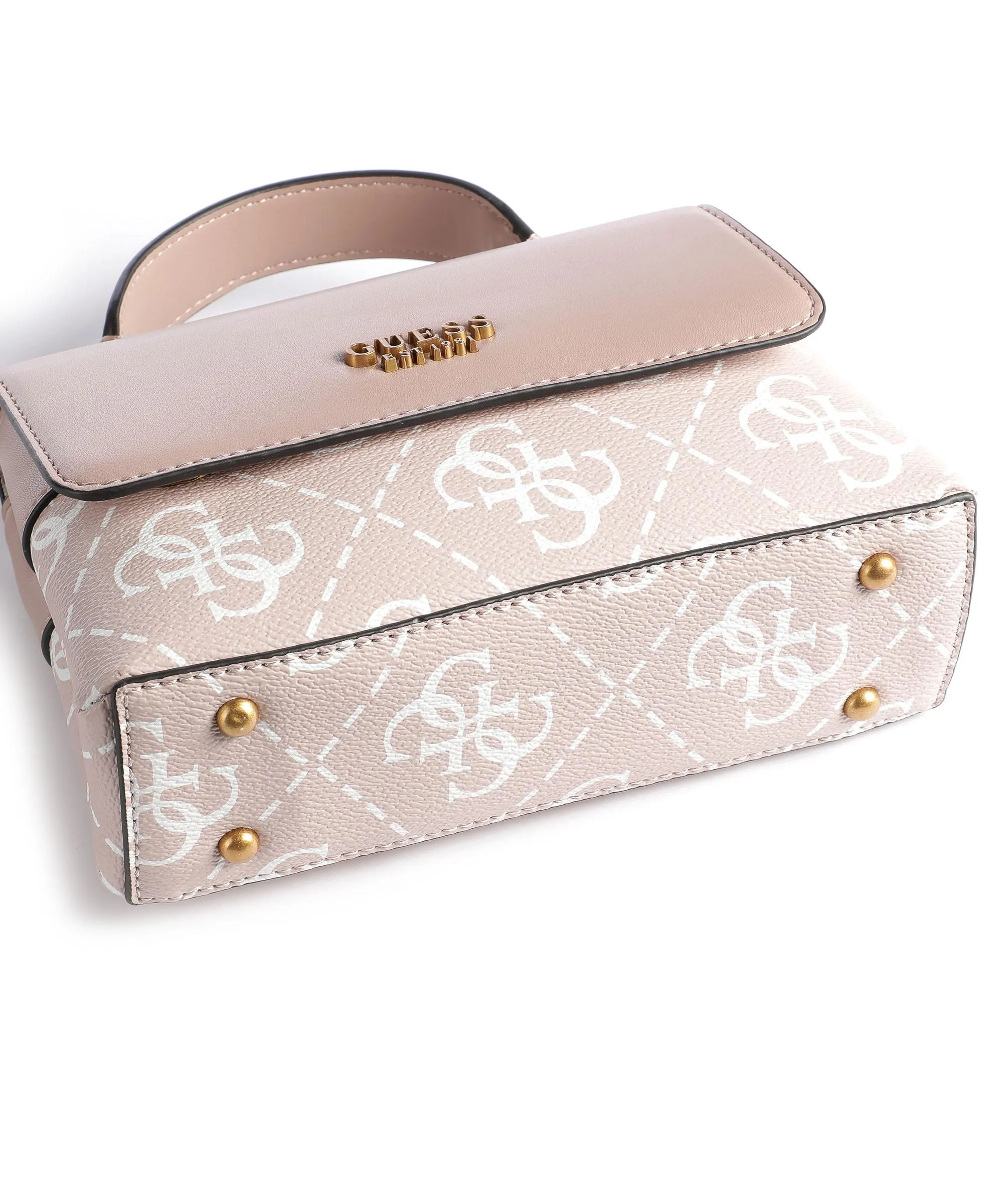  Guess Berta Borsa a mano pelle sintetica rosa antico  