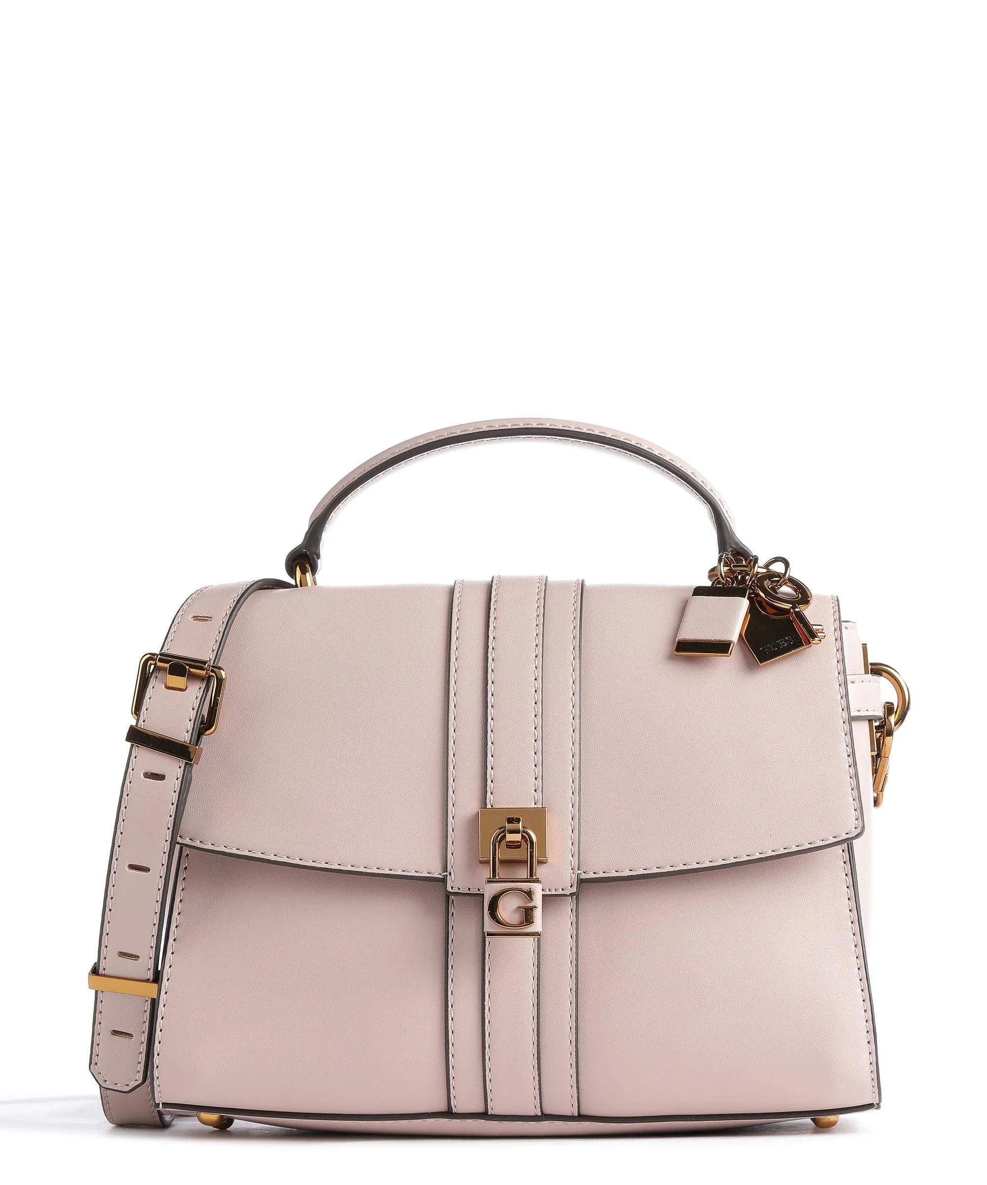  Guess Ginevra Borsa a mano pelle sintetica rosa antico  