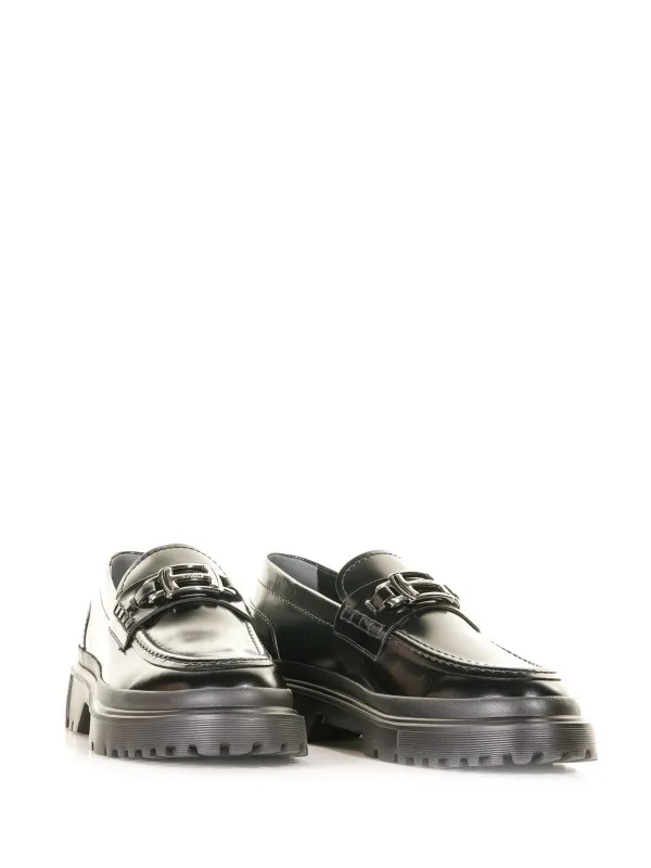 H619 leather loafer
