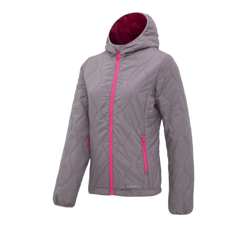 Higher State Giacca imbottita da trekking con cappuccio per donna - SS22
