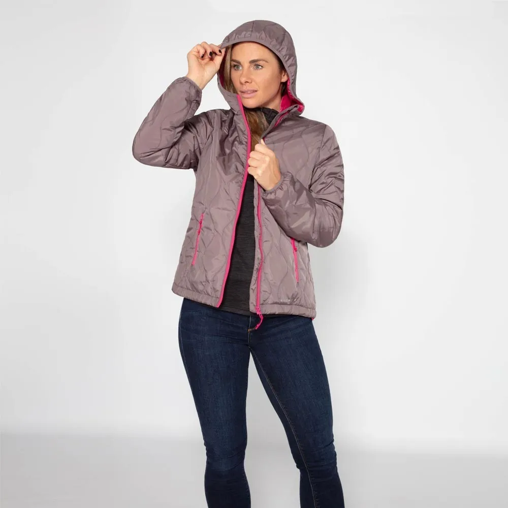 Higher State Giacca imbottita da trekking con cappuccio per donna - SS22