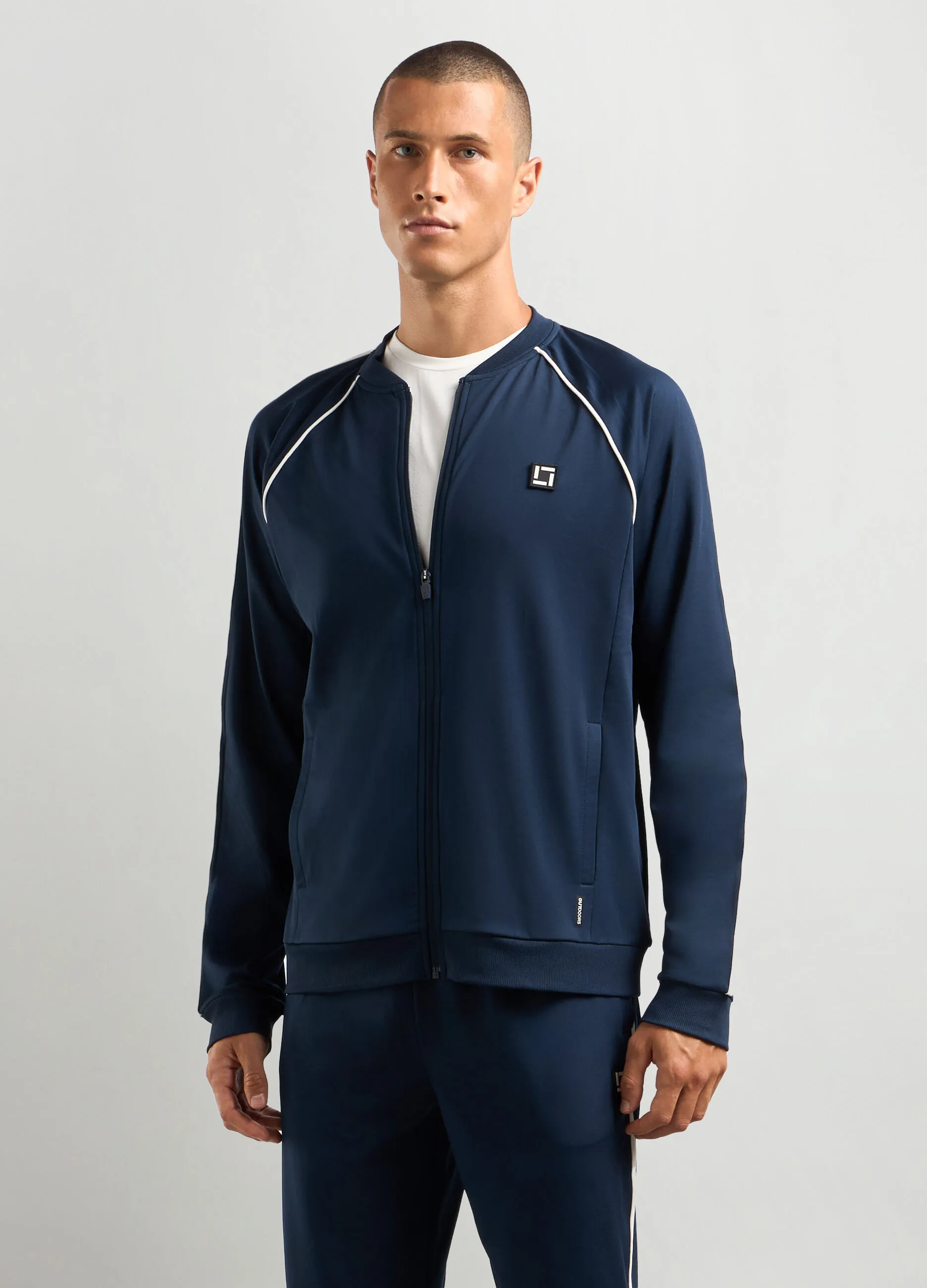 HOLISTIC  Felpa fitness full zip uomo