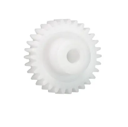 Ingranaggio cilindrico Igus, modulo 1.25, 42 denti, passo Ø 52.5mm, semigiunto Ø 18mm, foro Ø 8mm, in Iguform S270