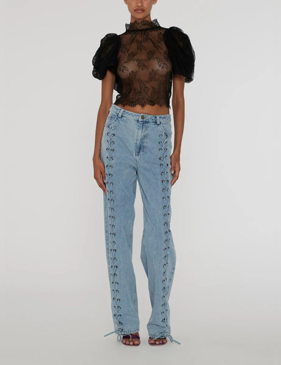 jeans light blu denim