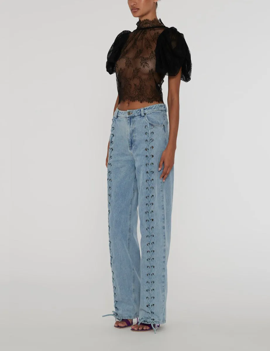 jeans light blu denim