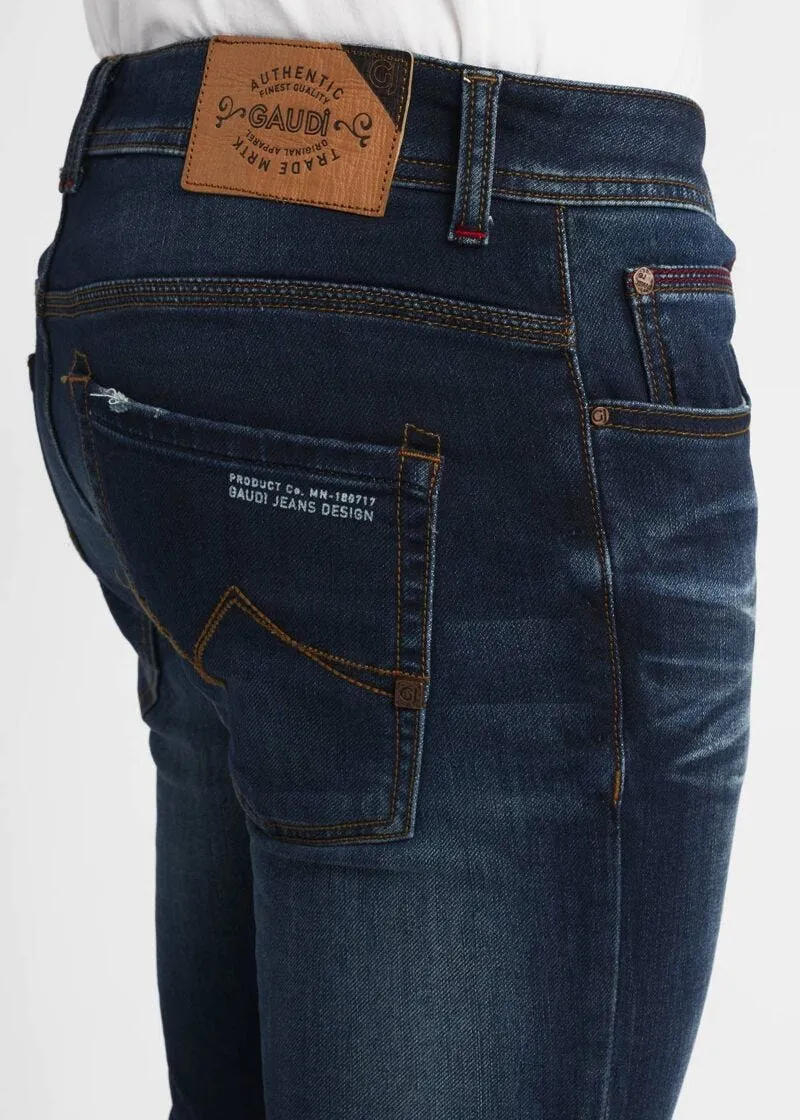 Jeans skinny effetto used