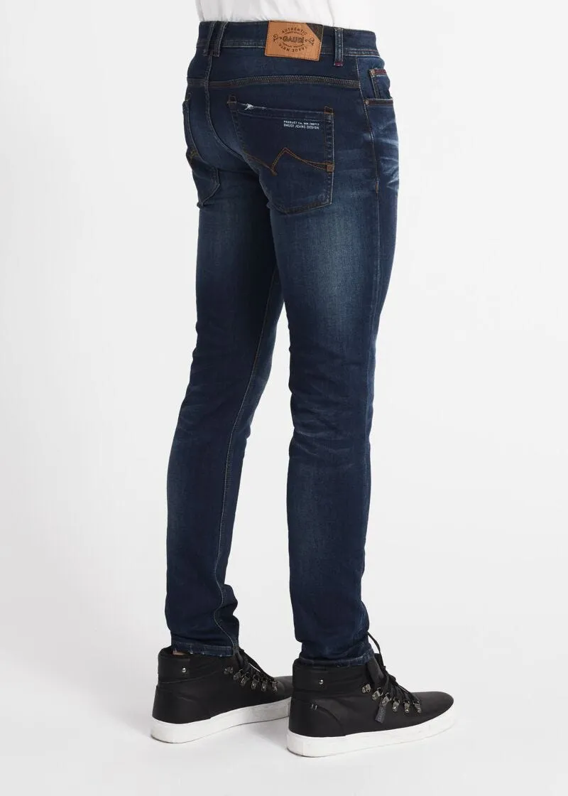 Jeans skinny effetto used