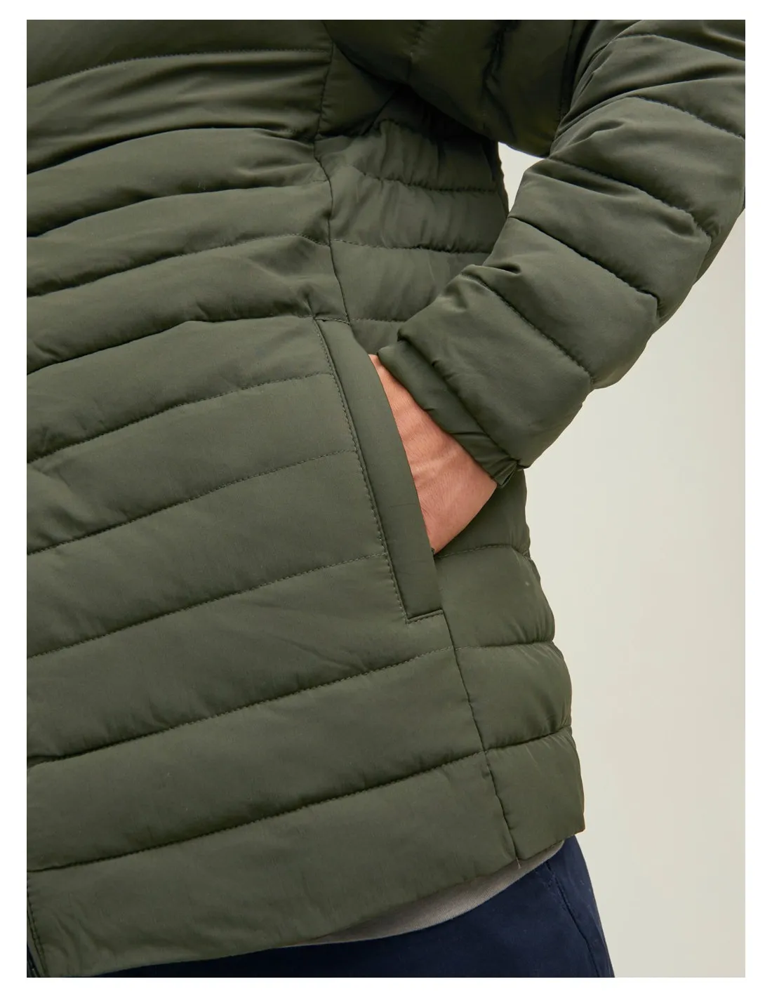JJERECYCLE PUFFER COLLAR NOOS JACK & JONES