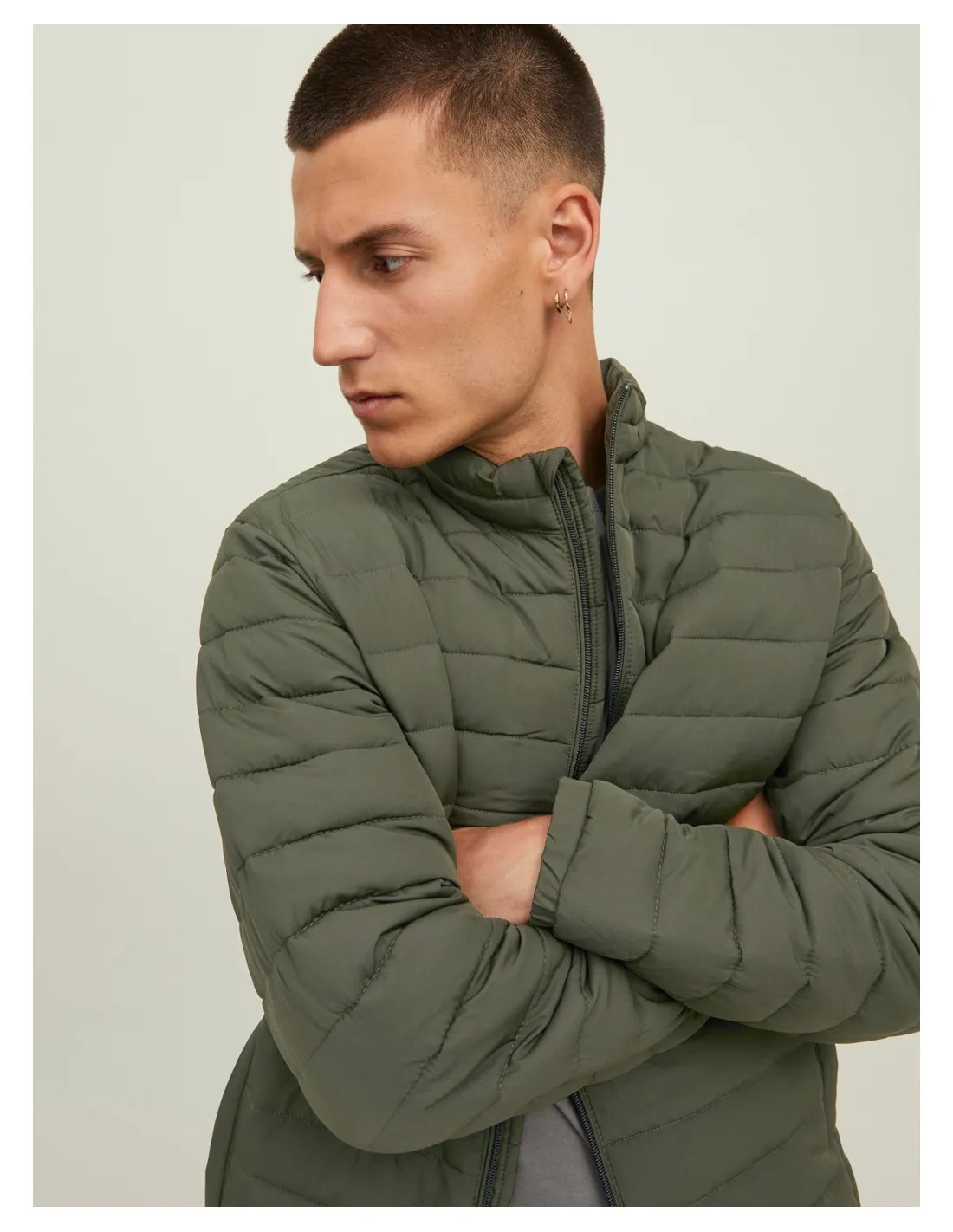 JJERECYCLE PUFFER COLLAR NOOS JACK & JONES