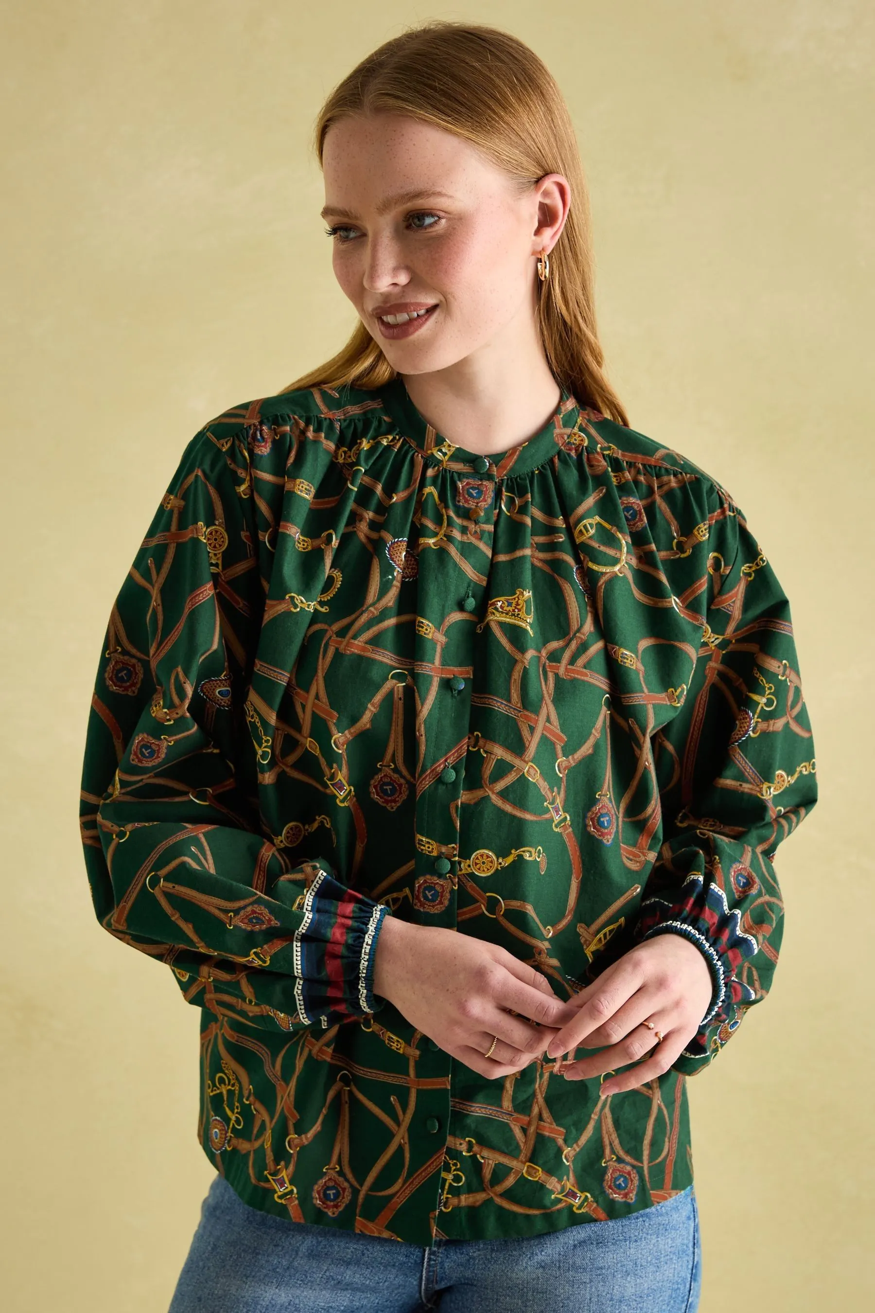 Joules Cecilia Button Down Blouse    