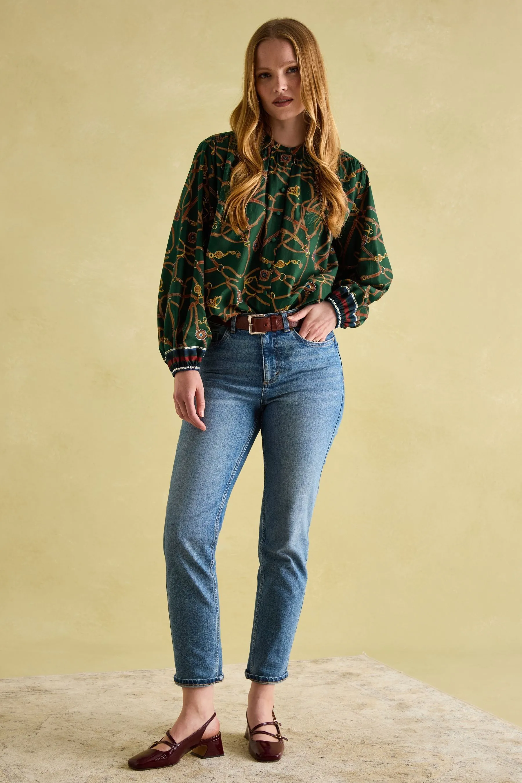 Joules Cecilia Button Down Blouse    