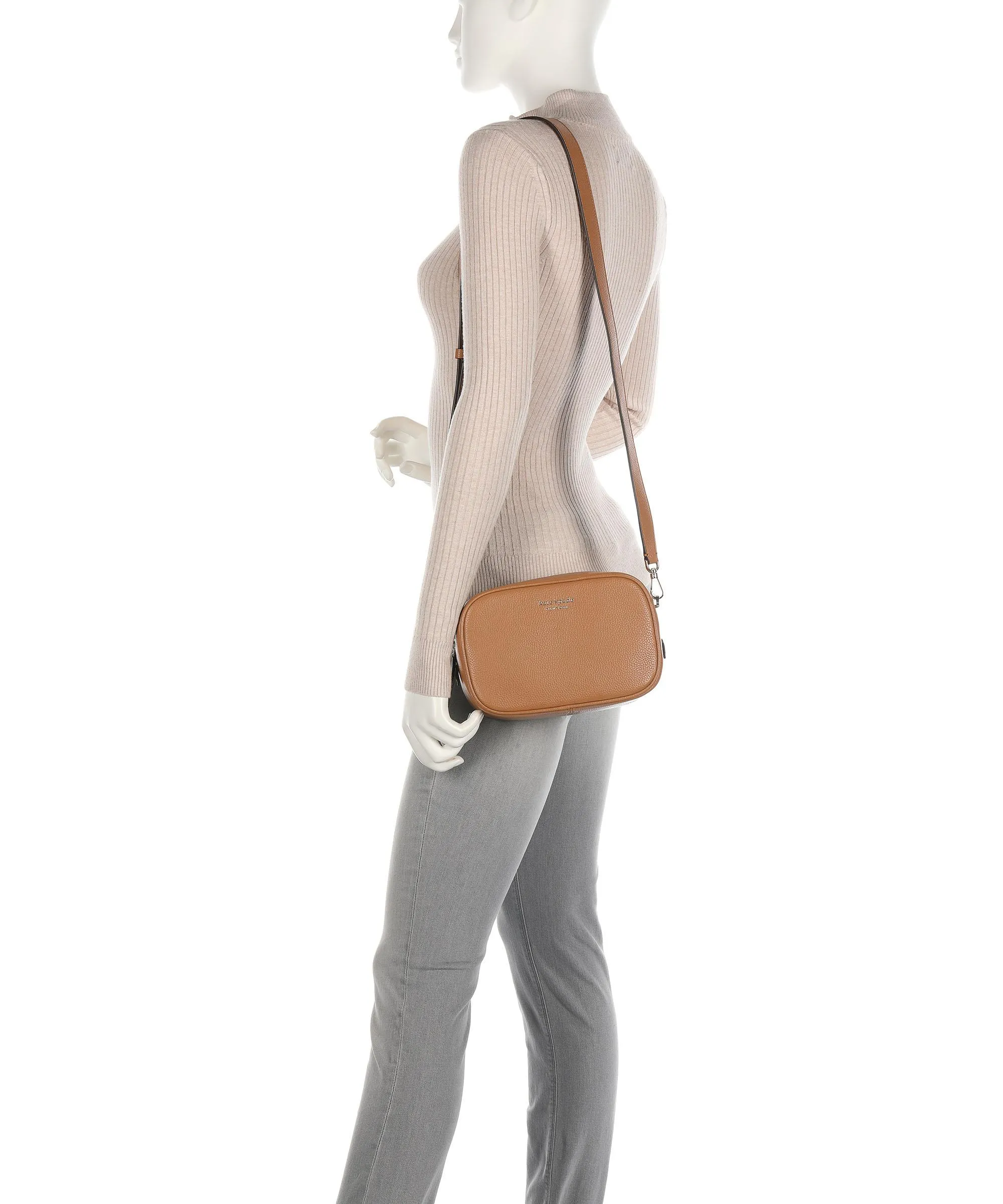  Kate Spade New York Astrid Borsa a tracolla pelle di vacchetta grana marrone  