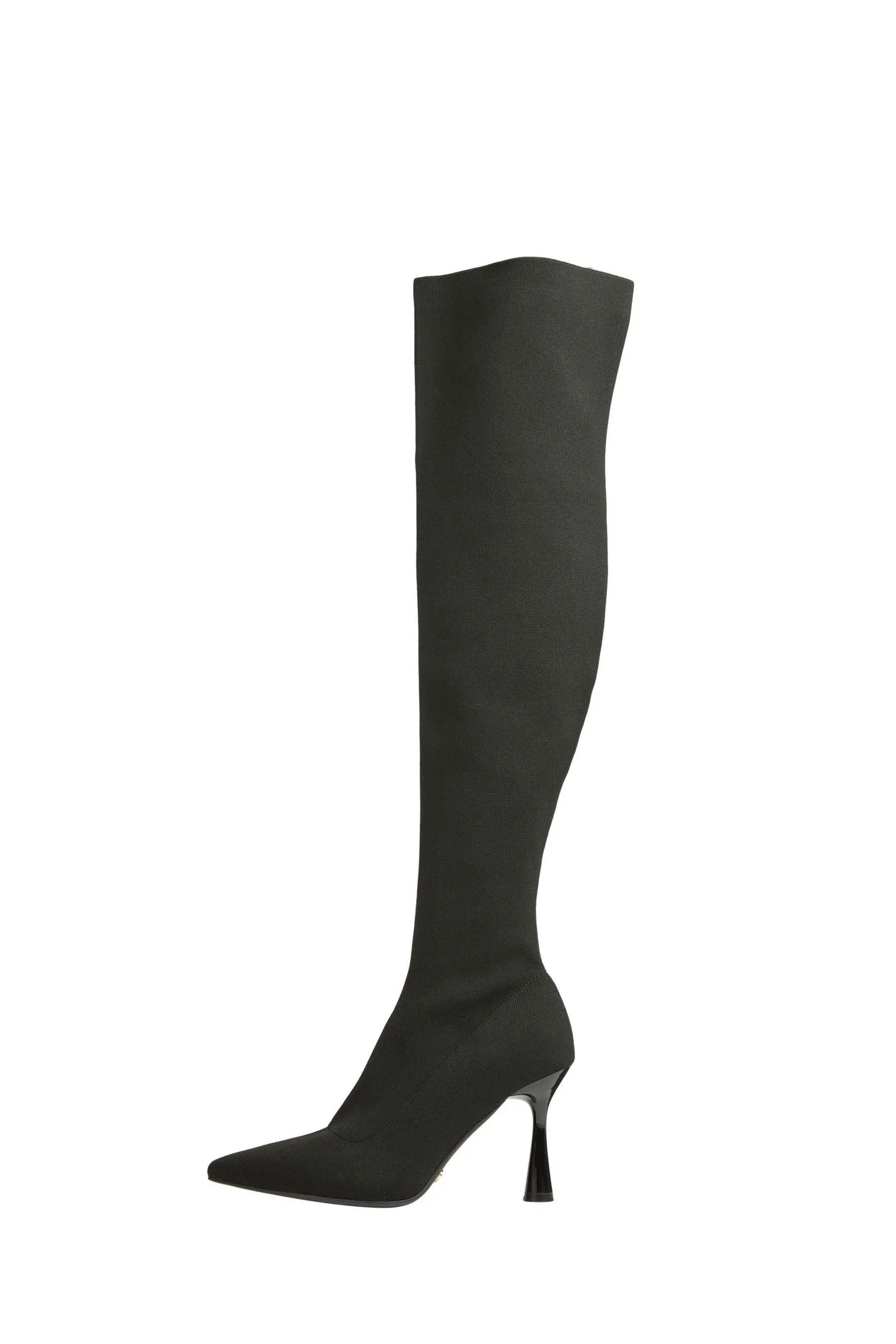 Lipsy - Stivali cuissard cuisard in maglia con tacco medio