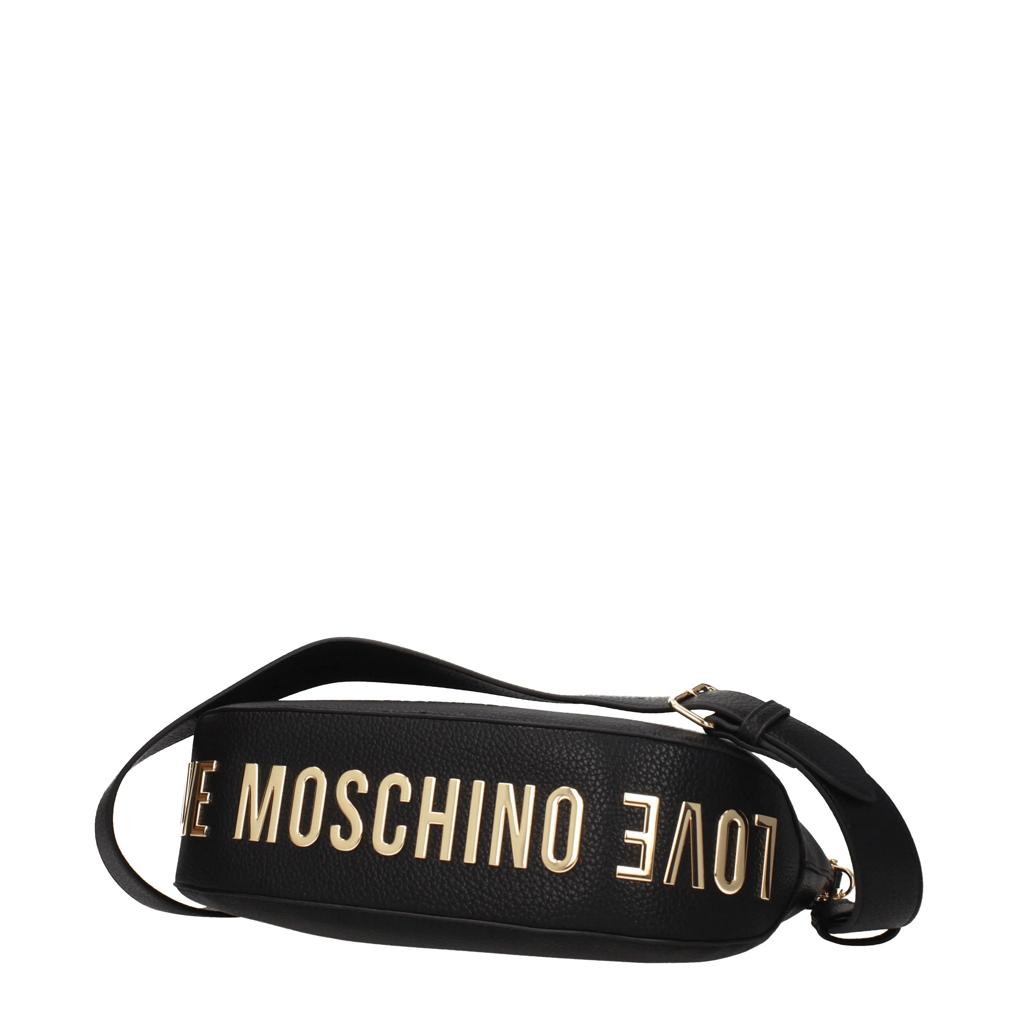 Love Moschino Borse a Spalla Eco Donna Poliuretano Nero