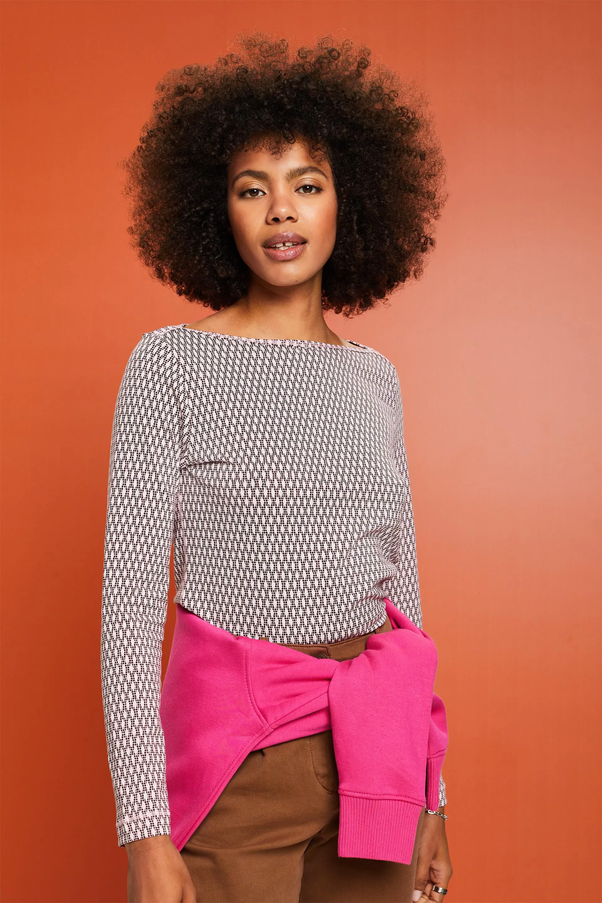 Maglia a maniche lunghe con stampa