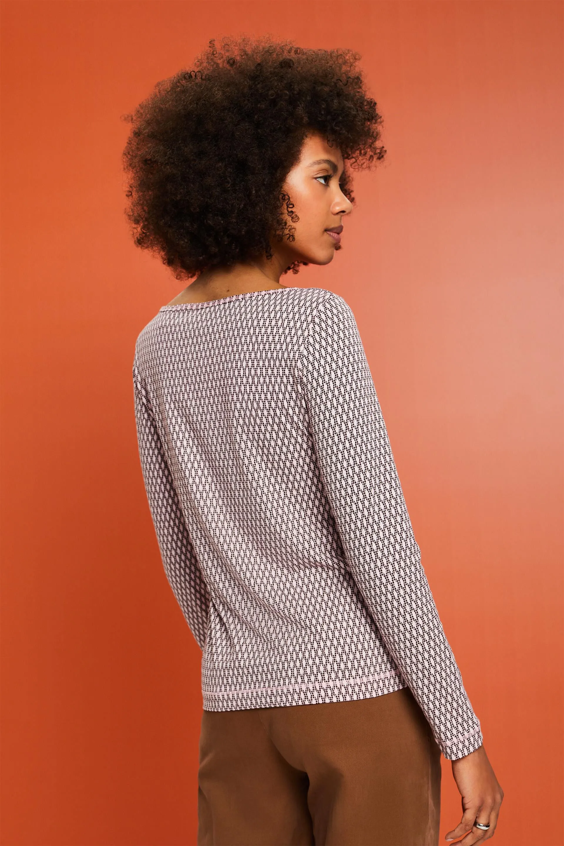 Maglia a maniche lunghe con stampa
