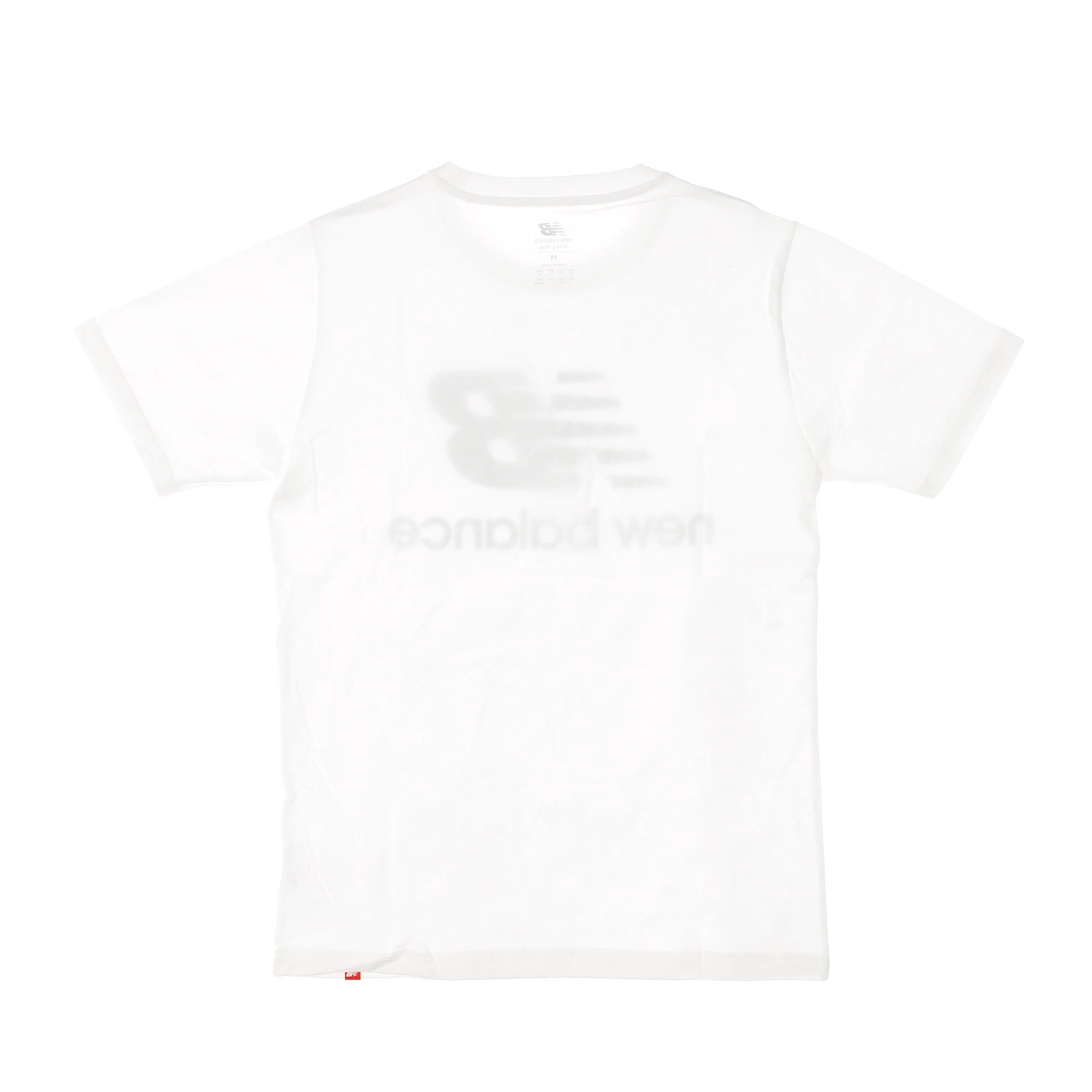Maglietta Uomo Essentials Stacked Logo Tee White