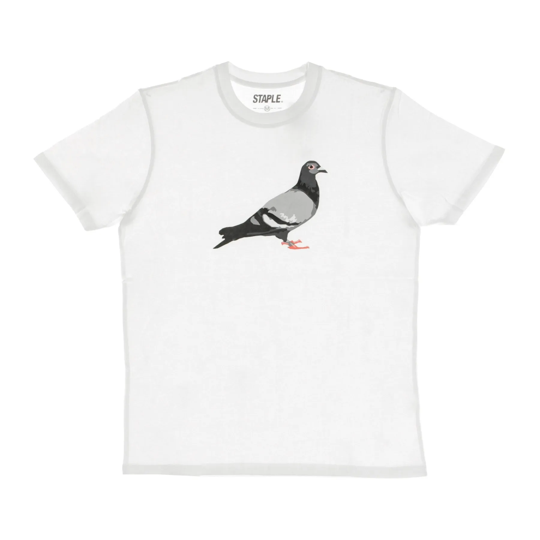 Maglietta Uomo Pigeon Logo Tee White