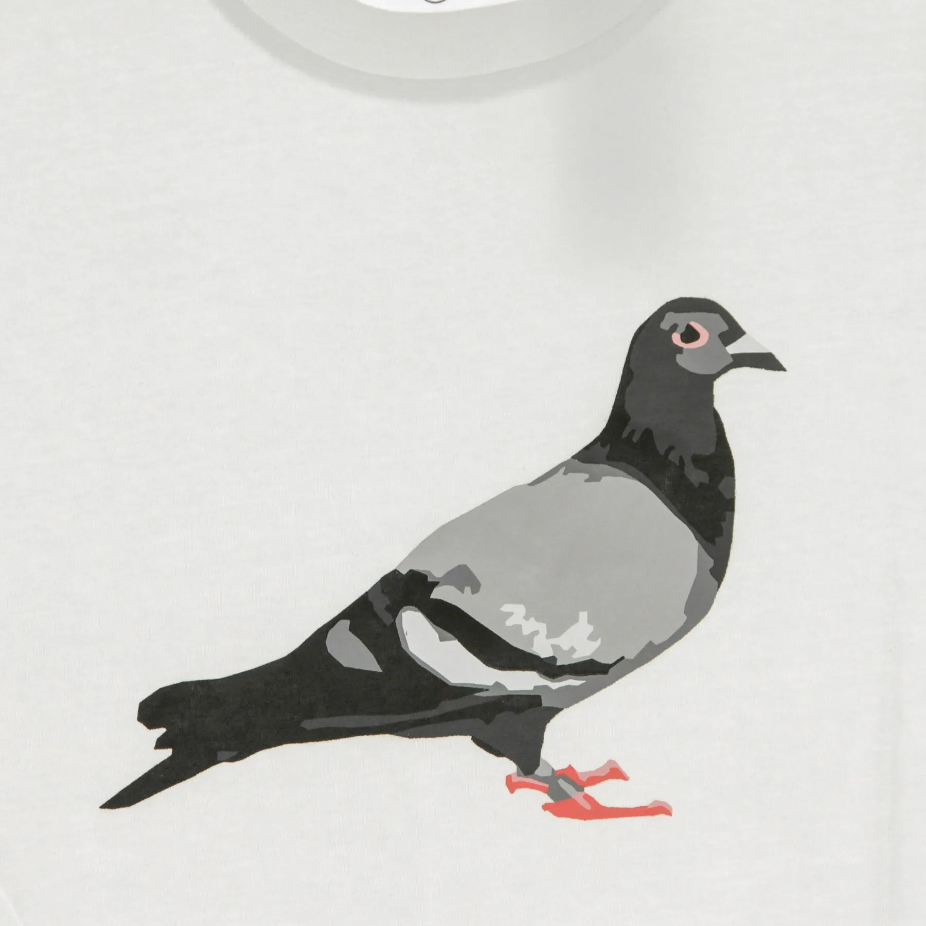 Maglietta Uomo Pigeon Logo Tee White