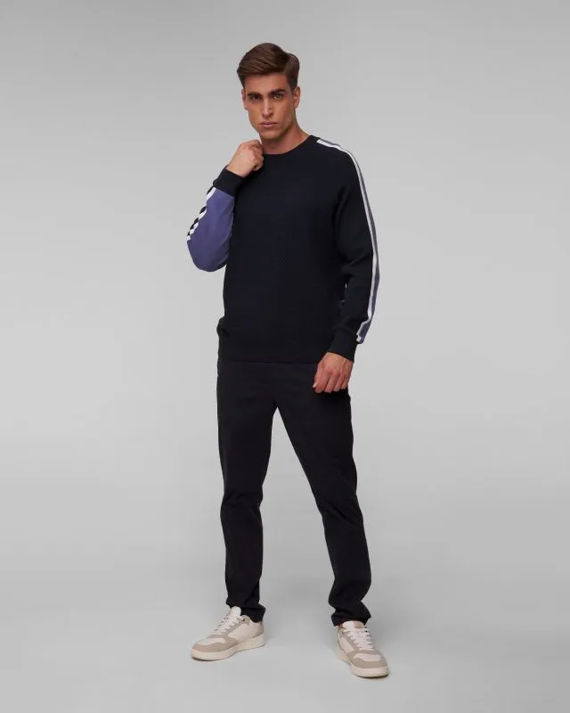 Maglione blu scuro da uomo Hugo Boss Pontevico