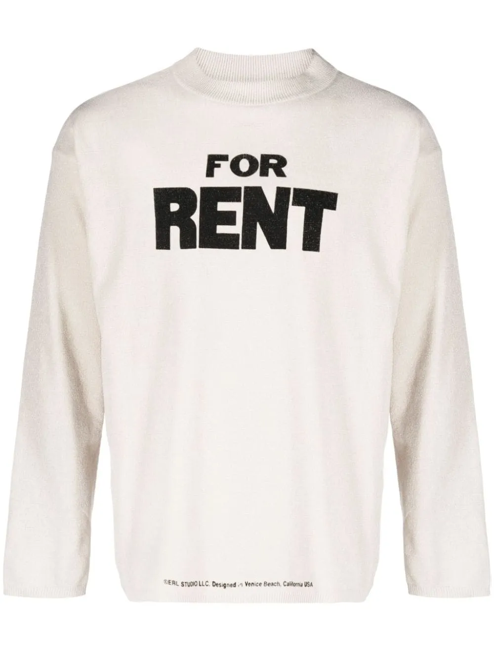 Maglione con intarsio for rent in bianco - unisex