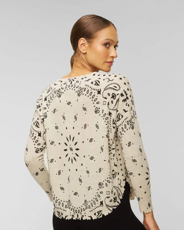 Maglione in cashmere da donna Kujten Mela Bandana