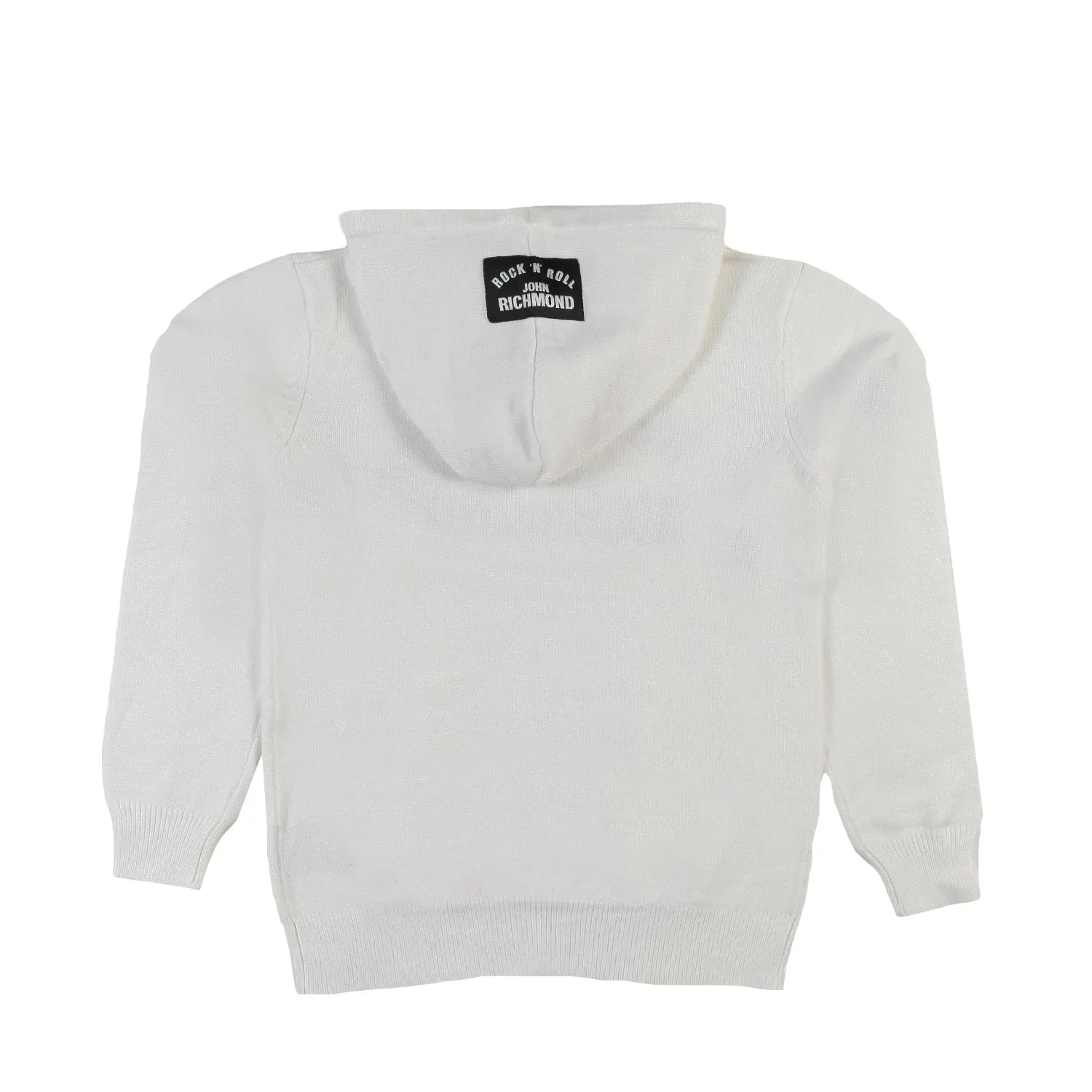 Maglione Jrk Panna Con Cappuccio Bambino E Ragazzo