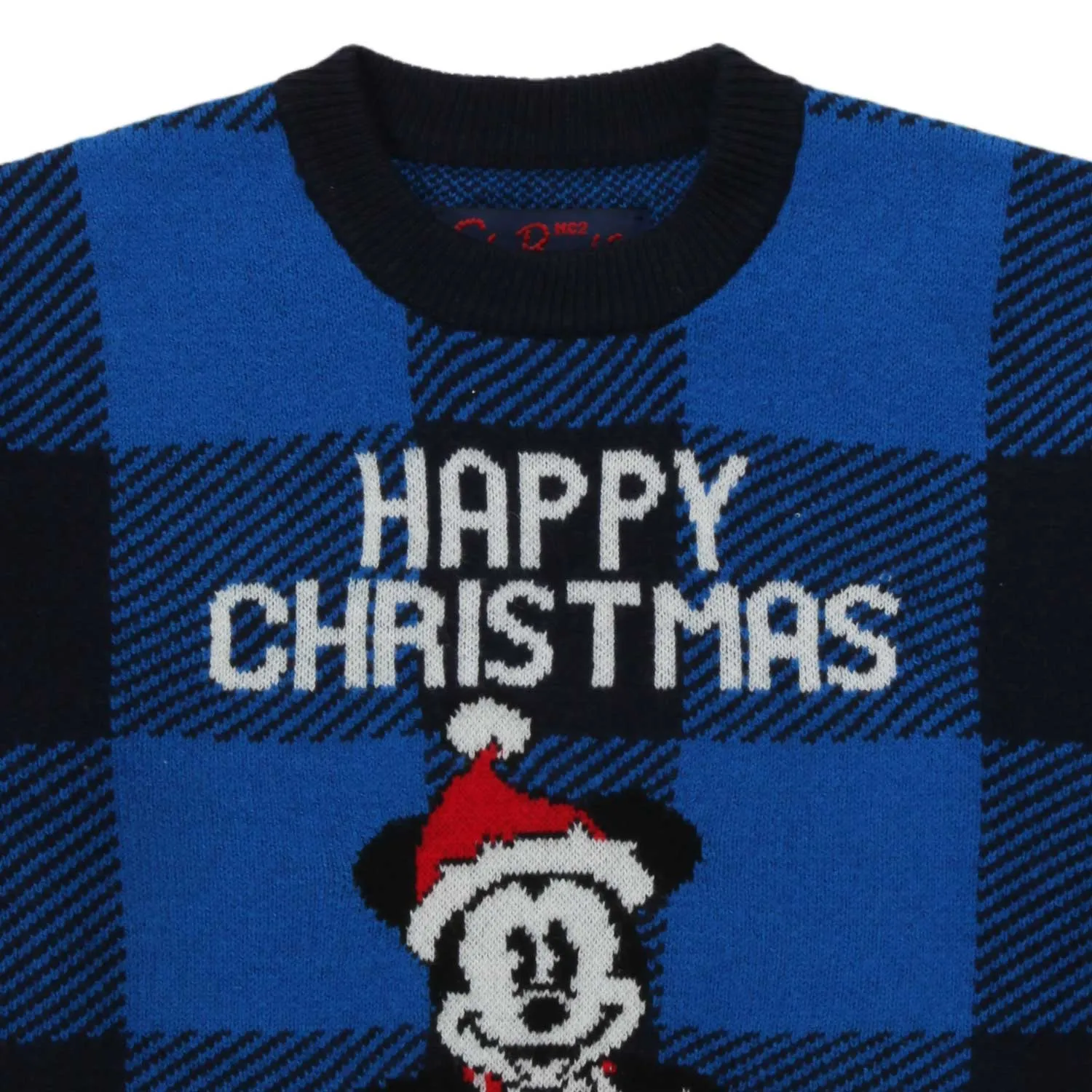 Maglione Mickey Mouse Blu E Nero Bambino Unisex