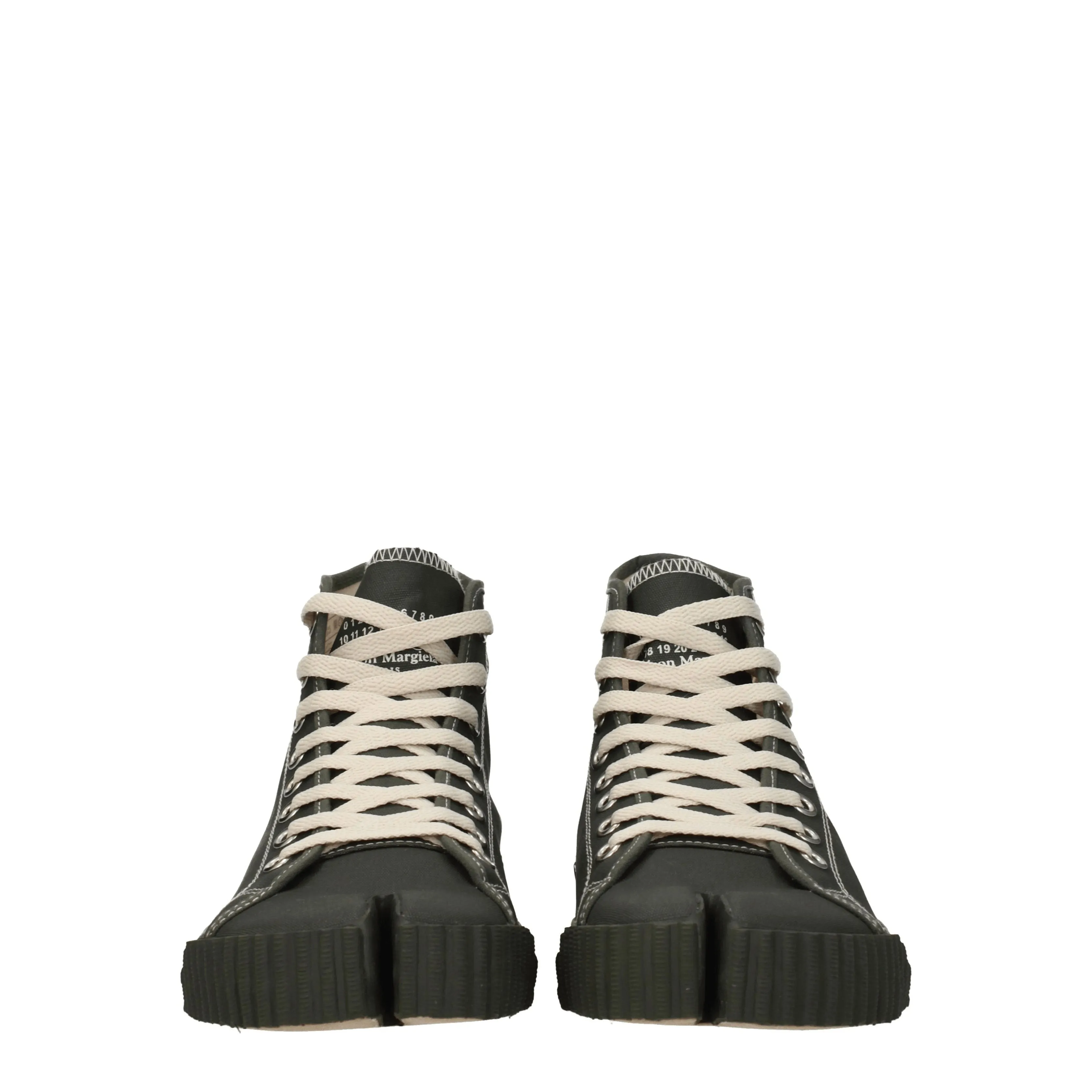 Maison Margiela Sneakers Uomo Tessuto Verde