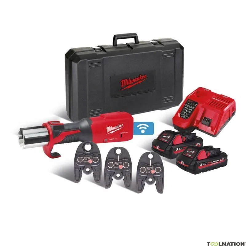 Milwaukee 4933478309 M18 ONEBLHPT-302C U-SET OneKey Accu Presser Brushless 18V 3,0Ah Li-Ion