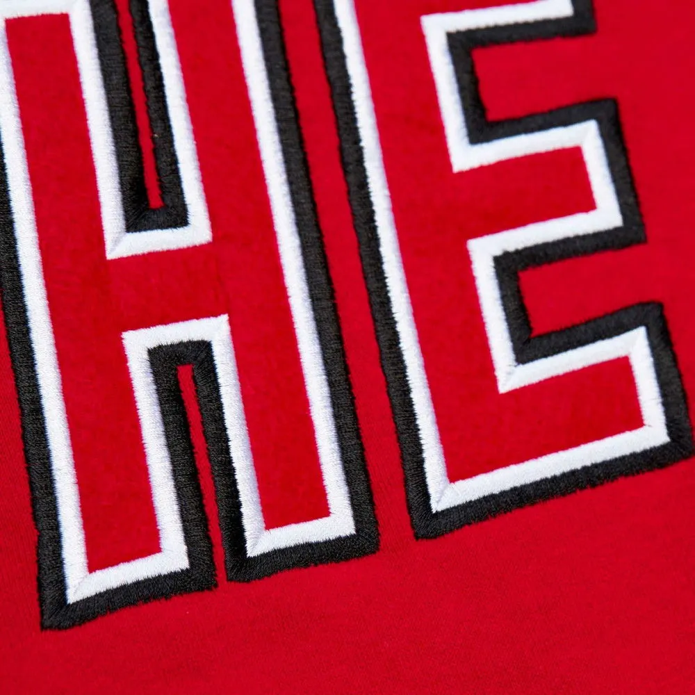 MITCHELL & NESS FELPA GIROCOLLO THERE AND BACK MIAMI HEAT