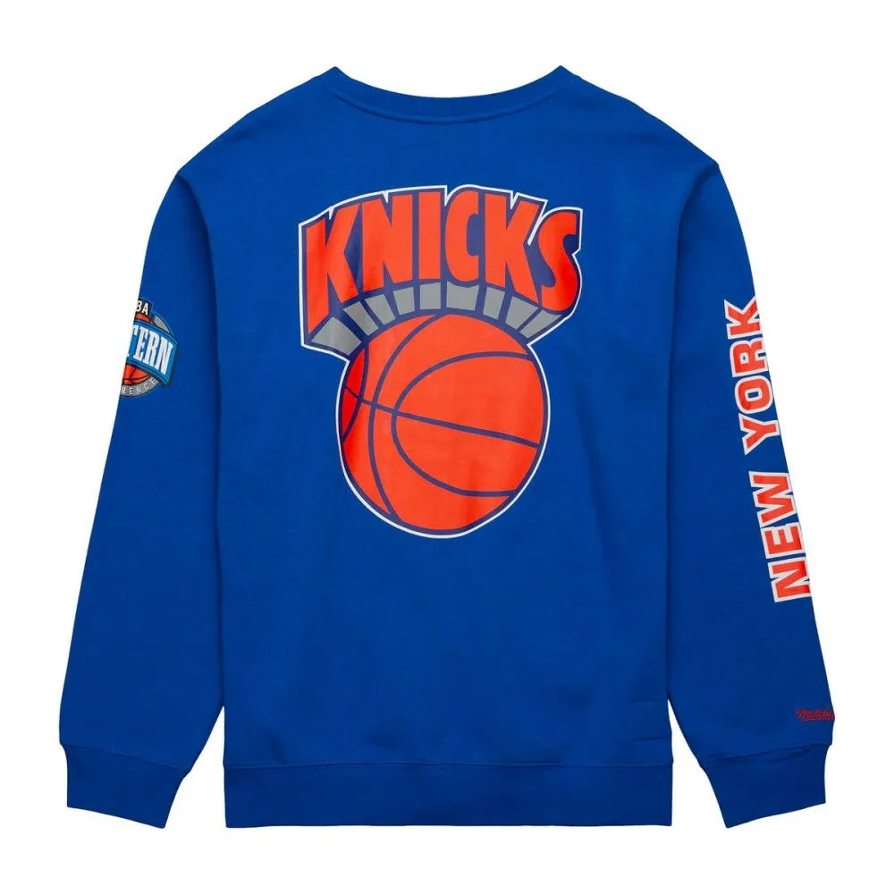 MITCHELL & NESS FELPA GIROCOLLO THERE AND BACK NEW YORK KNICKS