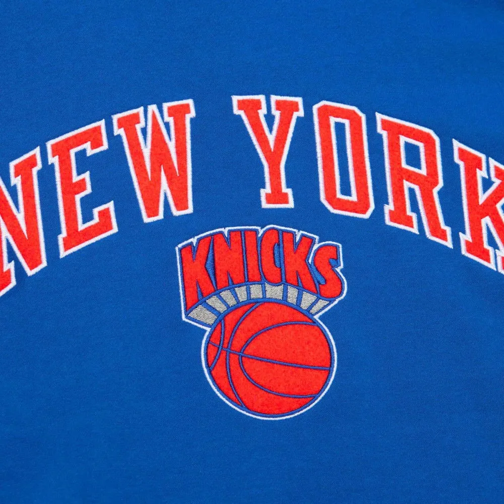 MITCHELL & NESS FELPA GIROCOLLO THERE AND BACK NEW YORK KNICKS