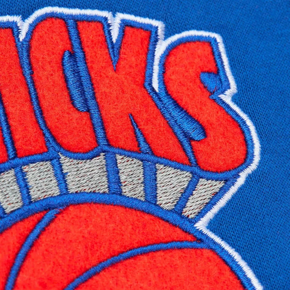 MITCHELL & NESS FELPA GIROCOLLO THERE AND BACK NEW YORK KNICKS
