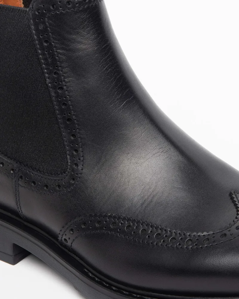 Nero Giardini stivaletti chelsea uomo in pelle nero I400371U100