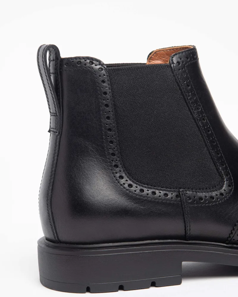 Nero Giardini stivaletti chelsea uomo in pelle nero I400371U100