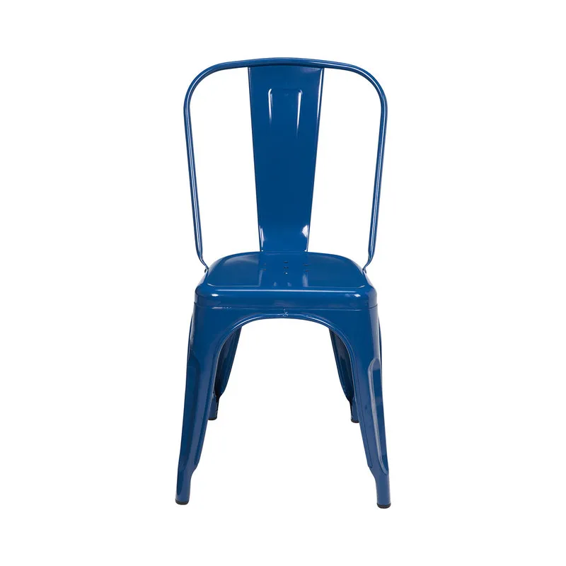 Novità Home Set da 4 Cindy - sedia blue petrolio