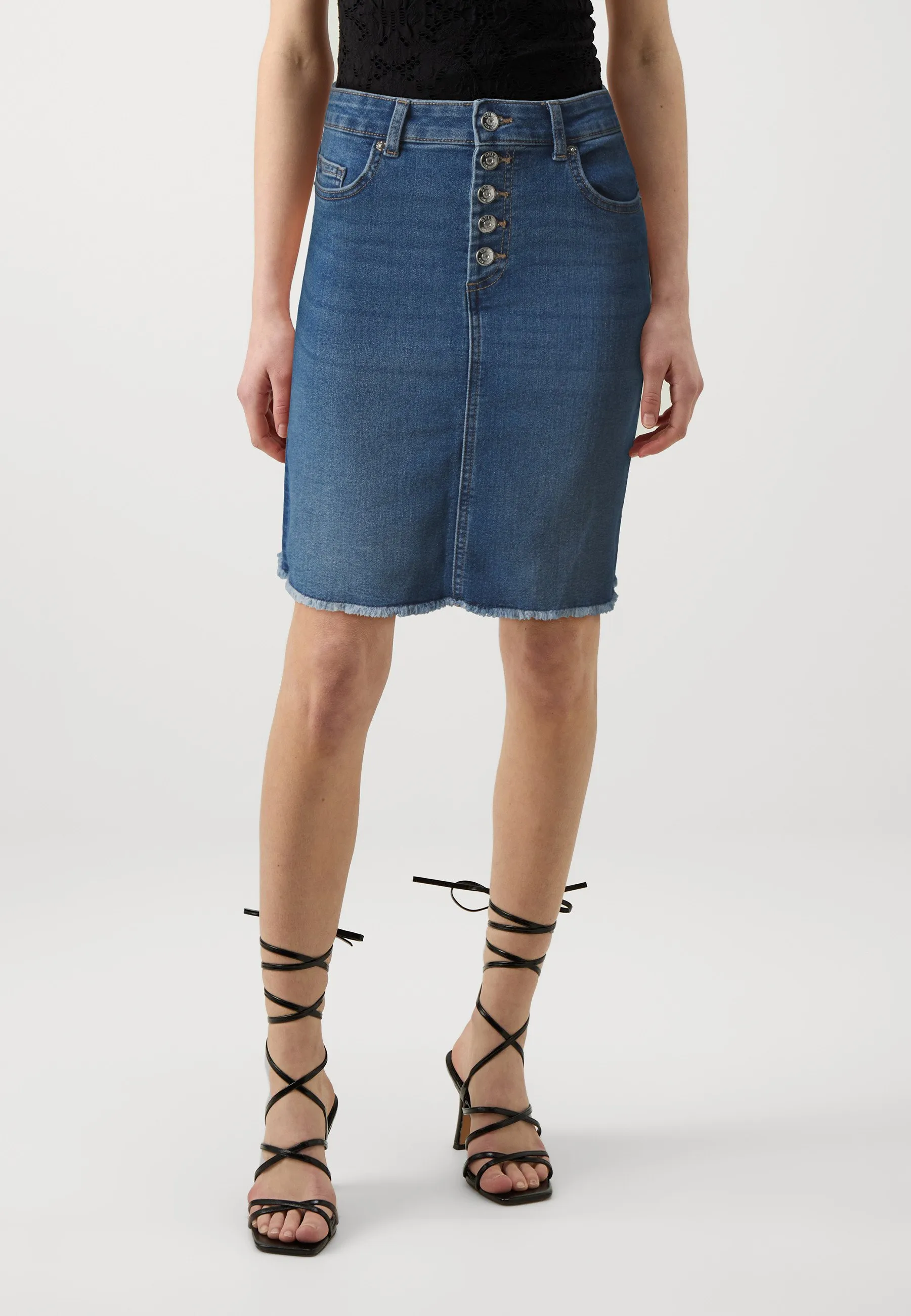 ONLHUSH SKIRT - Gonna di jeans
