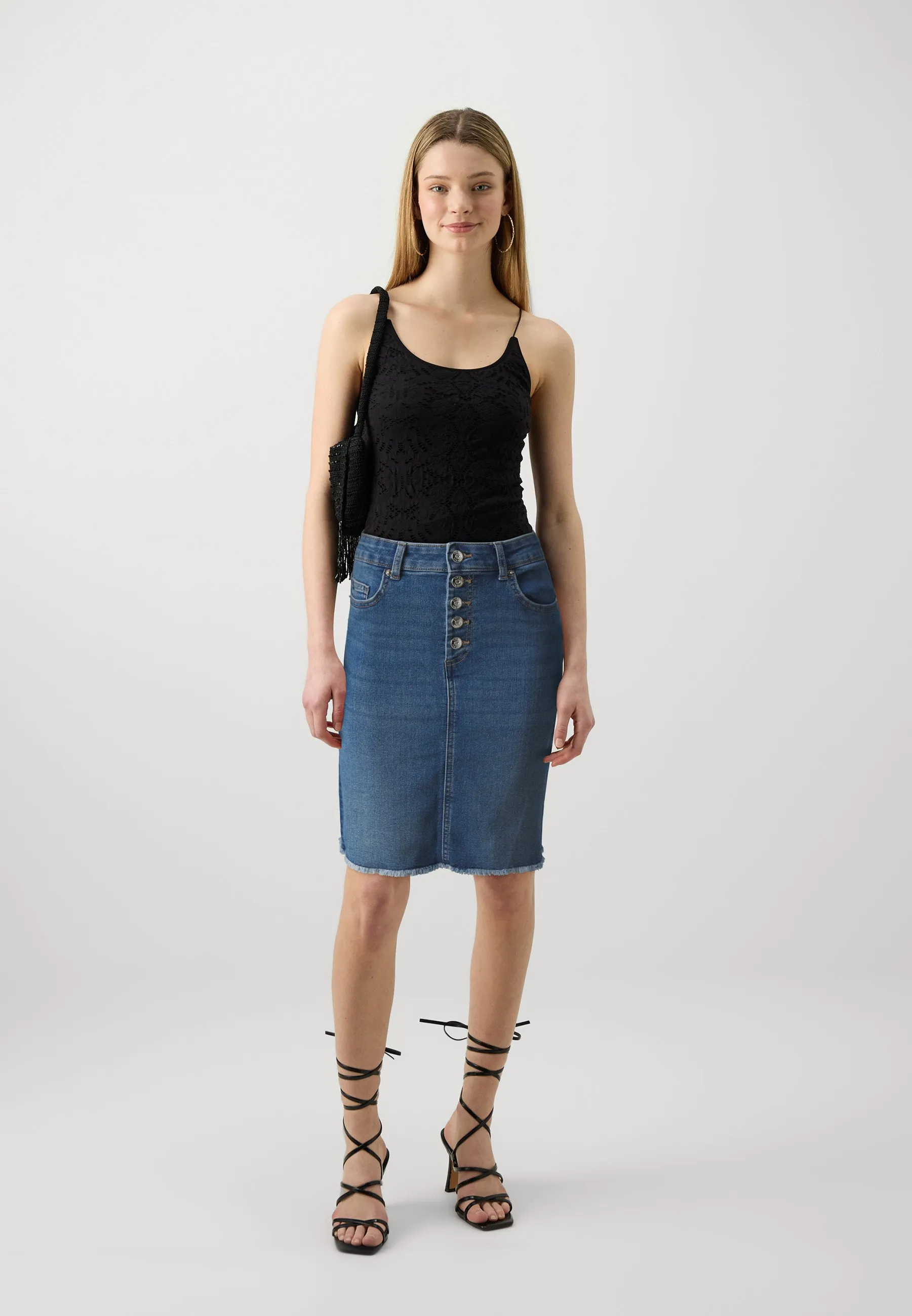ONLHUSH SKIRT - Gonna di jeans