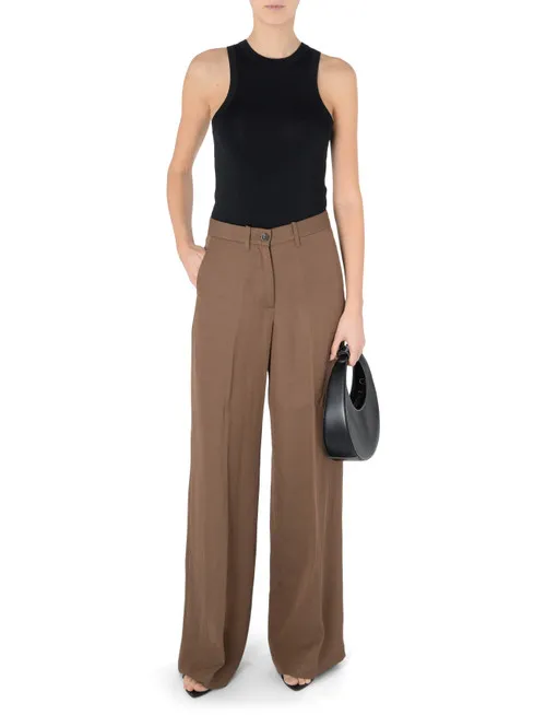 Pantalone a palazzo Nine In The Morning color sigaro