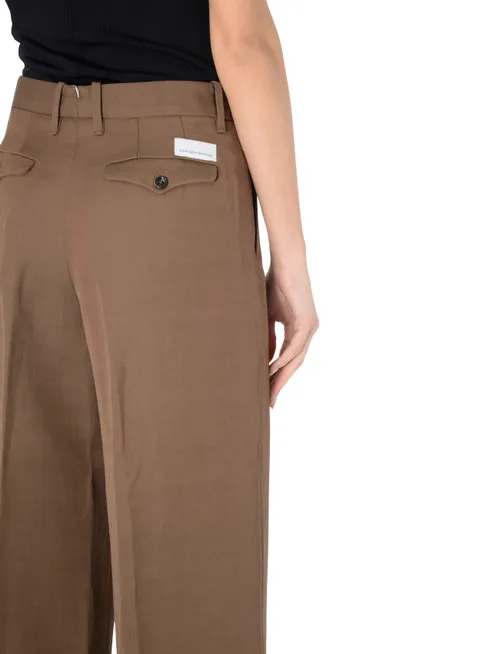 Pantalone a palazzo Nine In The Morning color sigaro