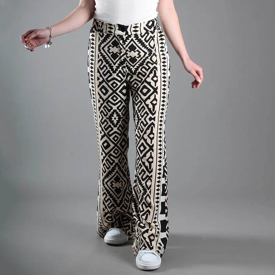 Pantalone Bamboo bianco e nero