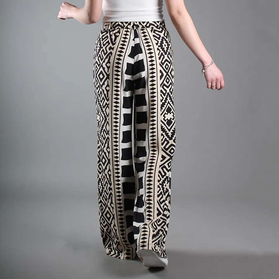 Pantalone Bamboo bianco e nero