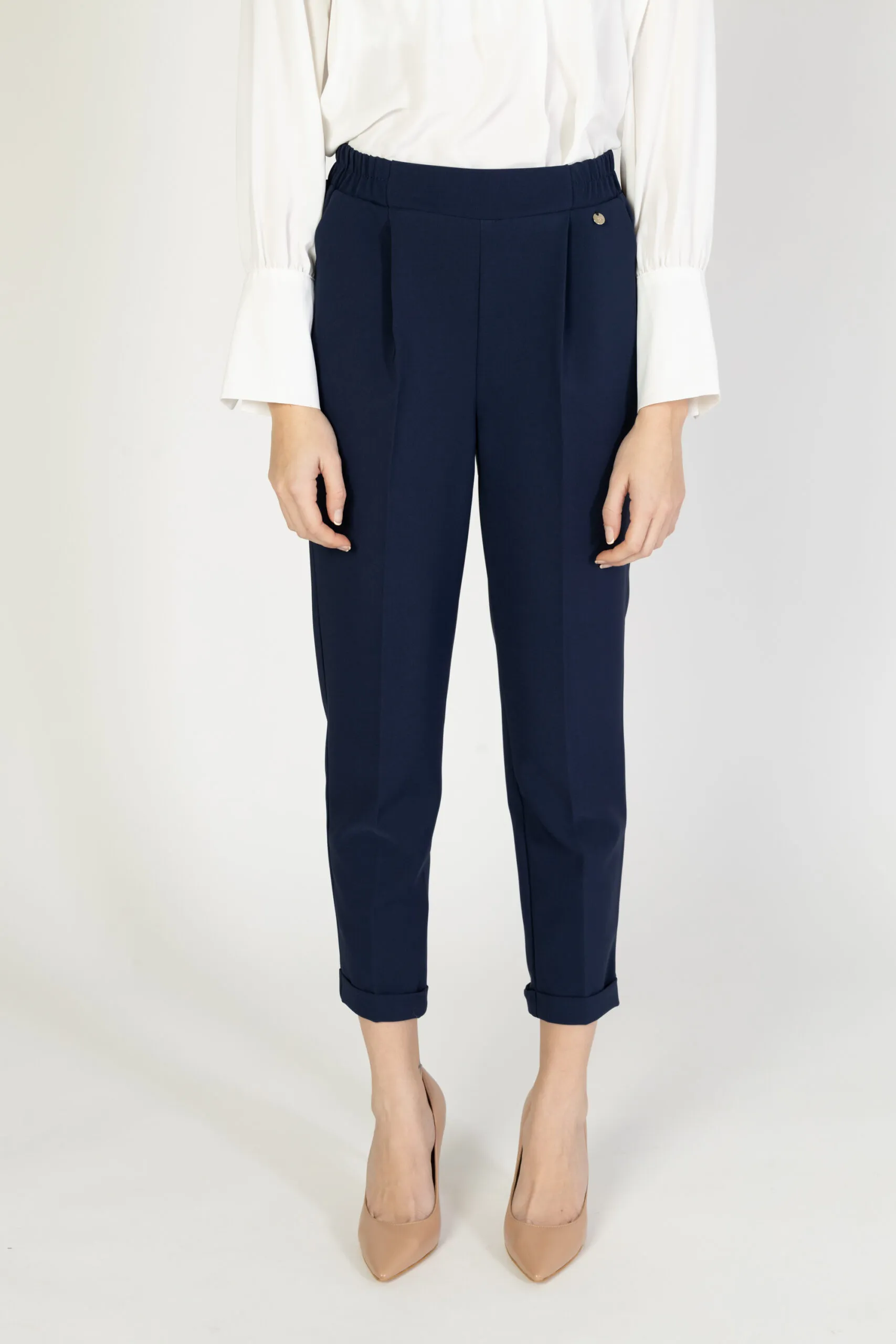 Pantaloni a sigaretta Rinascimento anda Blu